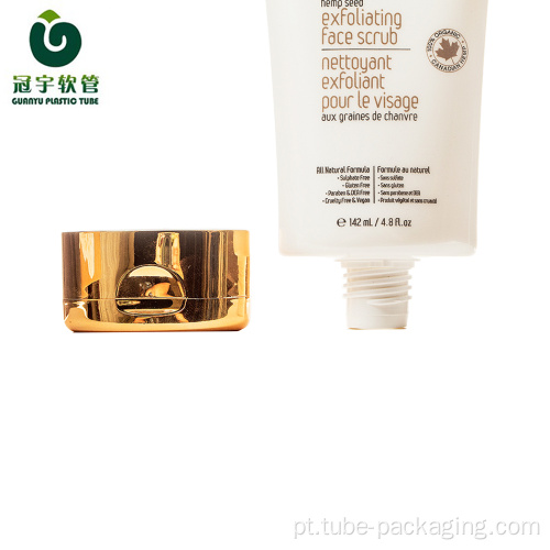 Tubo de plástico cosmético 150ml para shampoo / lavagem do corpo